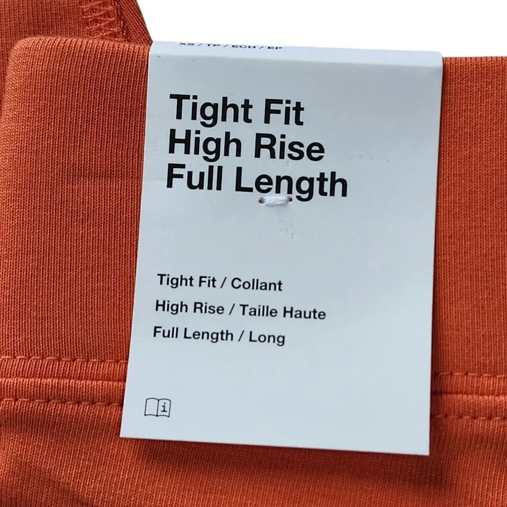 Nike High Waist Leggings Womens Size XS DM6756-817 Tight Fit Full Length